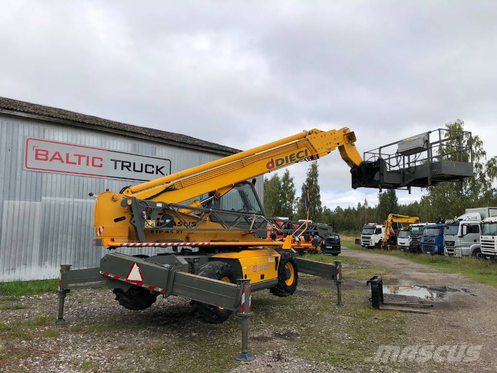 Dieci Pegasus 45.21 ROTO, REMOTE + BASKET + WINCH +FORKS Telescopic handlers
