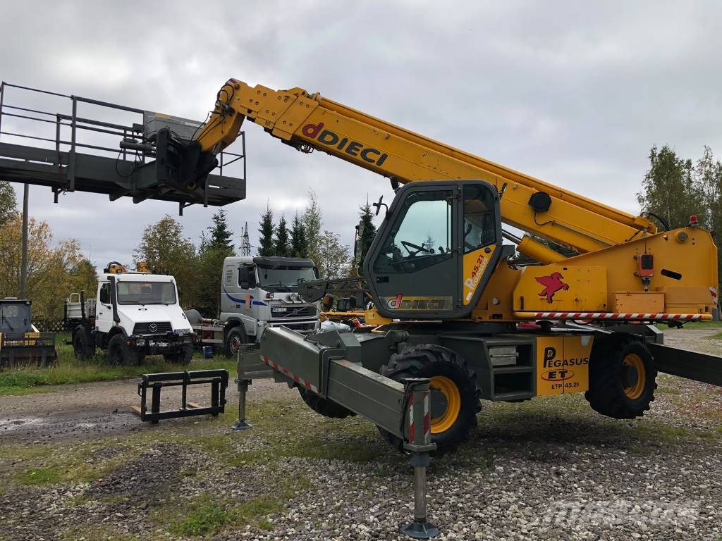 Dieci Pegasus 45.21 ROTO, REMOTE + BASKET + WINCH +FORKS Telescopic handlers