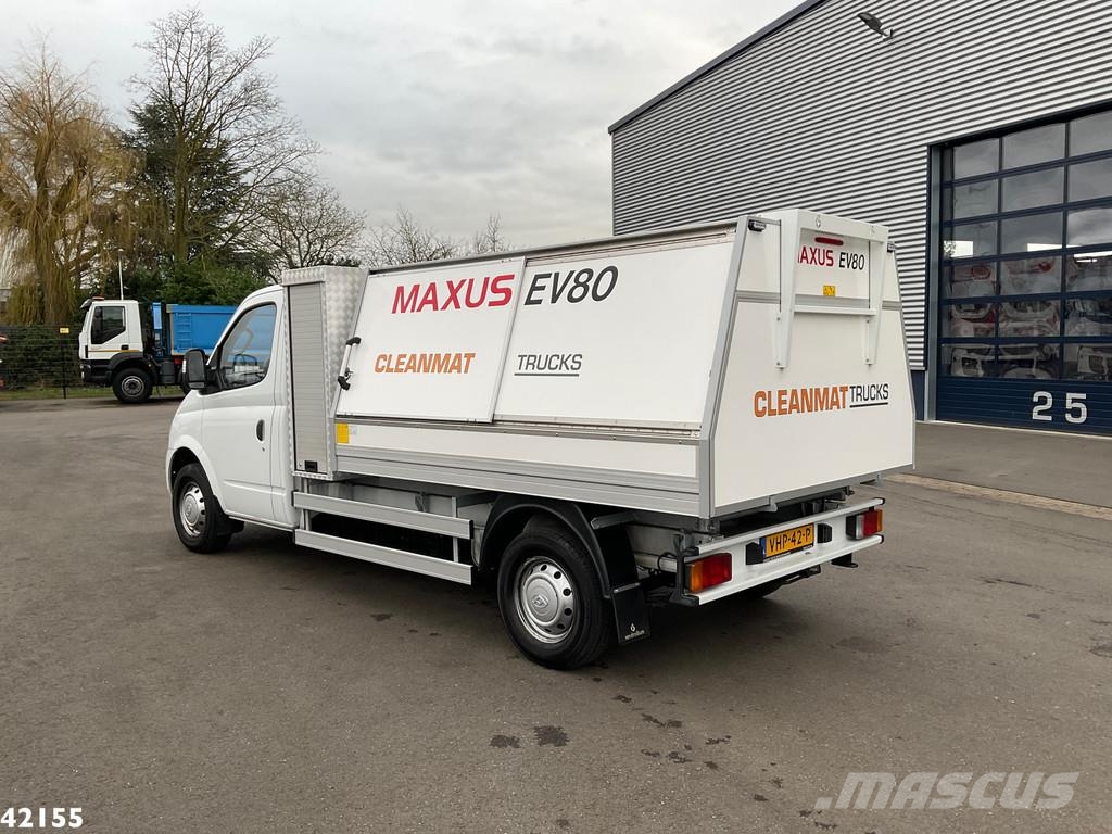 SAIC Maxus EV80 LWB Veegvuilkipper 100% elektrisch Camiones de basura