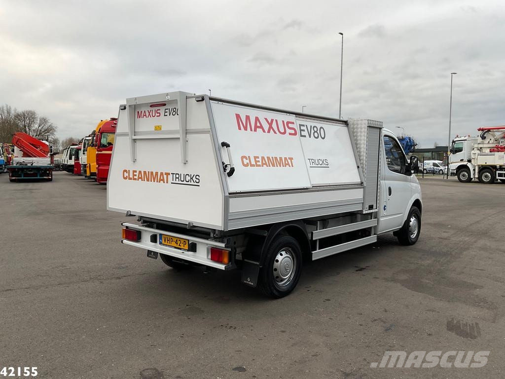 SAIC Maxus EV80 LWB Veegvuilkipper 100% elektrisch Camiones de basura
