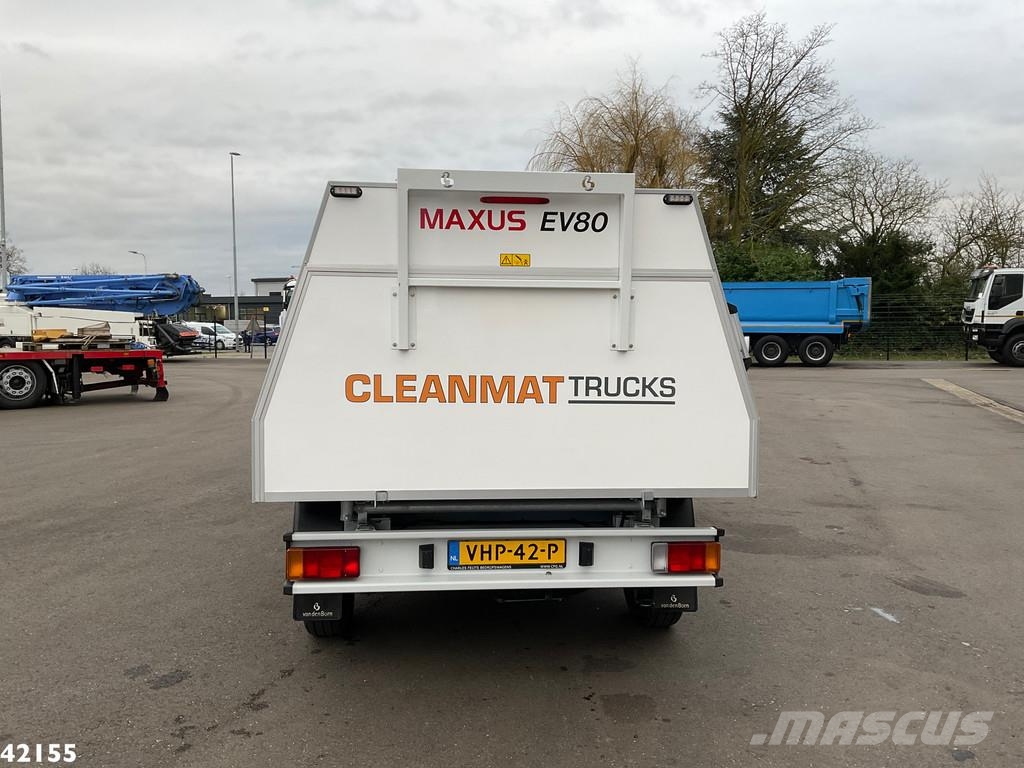 SAIC Maxus EV80 LWB Veegvuilkipper 100% elektrisch Camiones de basura