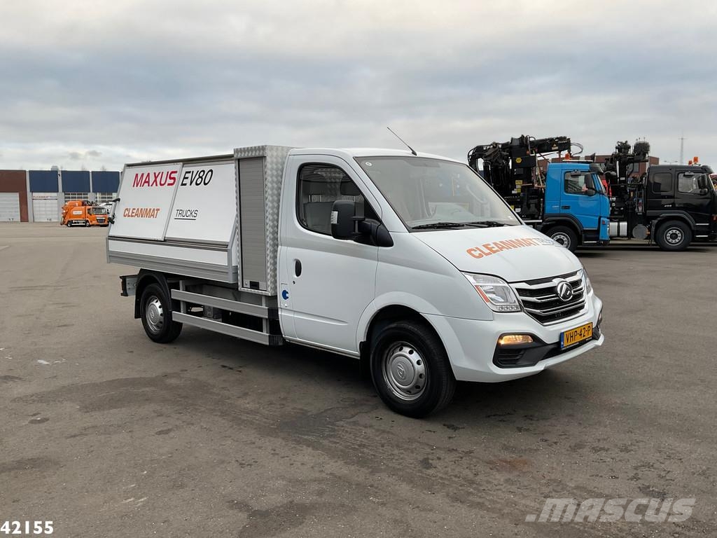 SAIC Maxus EV80 LWB Veegvuilkipper 100% elektrisch Camiones de basura