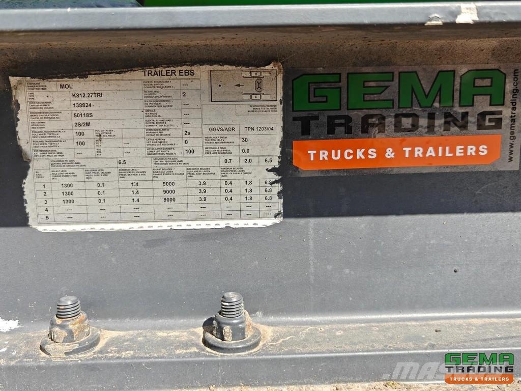 MOL K812.27TRI 48m³ Hardox Tipper - Liquid-Tight - Ste Semirremolques de volteo