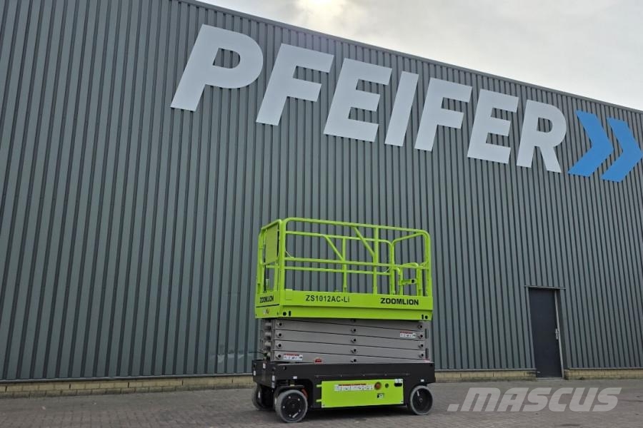 Zoomlion ZS1012AC-LI Unused, Valid Inspection, Electric, 11 剪叉式升降机