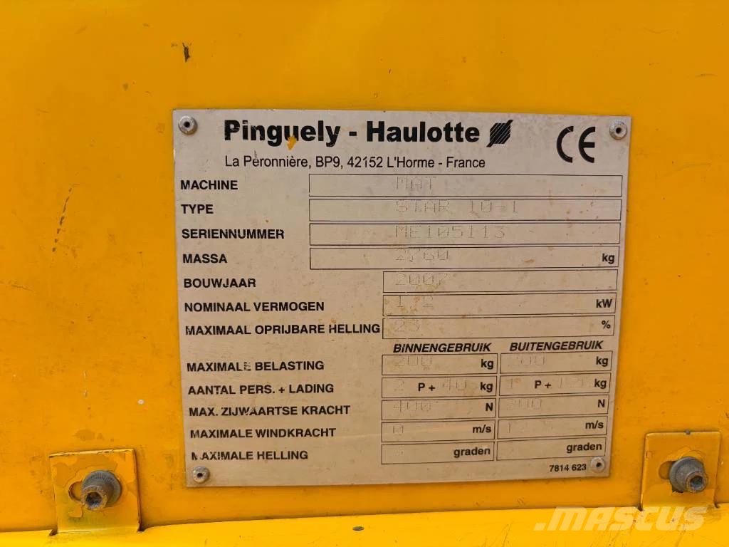 Haulotte Star 10 electric 10m workingheight Kloubové plošiny