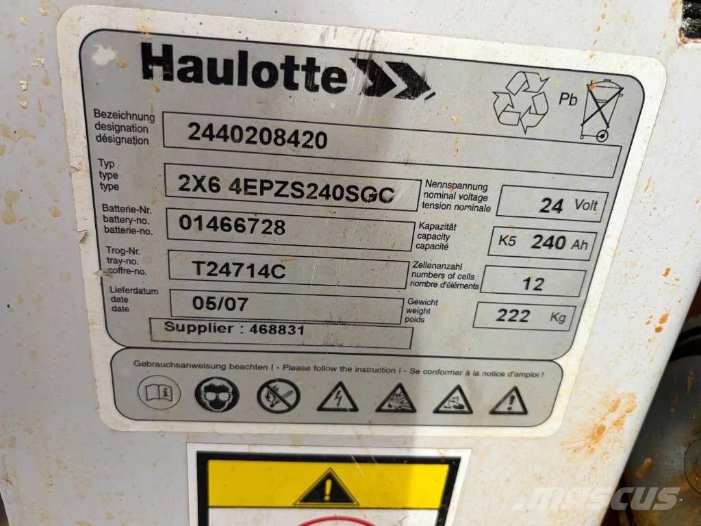 Haulotte Star 10 electric 10m workingheight Kloubové plošiny