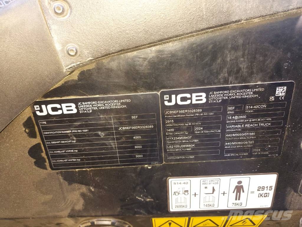 JCB 514-40 مناولات متداخلة