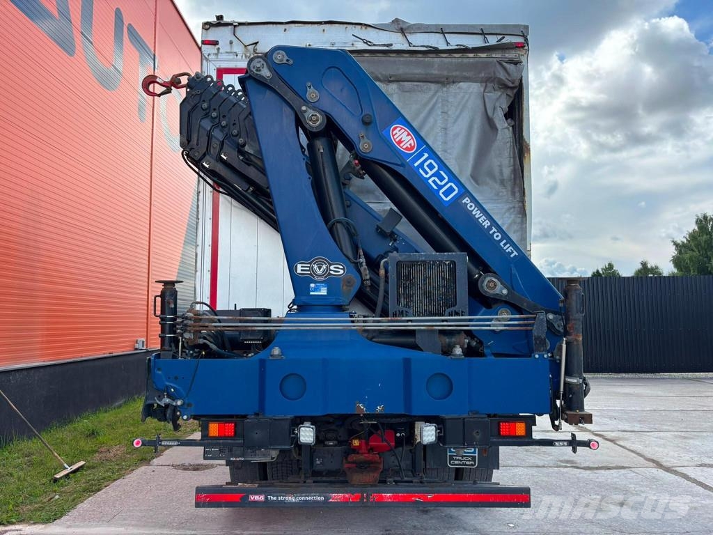 MAN TGX 26.580 6x4 HMF 1920 K6 YEAR 2021 / BOX L=6507 شاحنات الرافعات