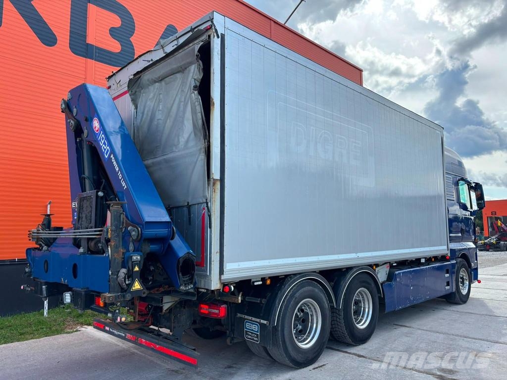 MAN TGX 26.580 6x4 HMF 1920 K6 YEAR 2021 / BOX L=6507 شاحنات الرافعات