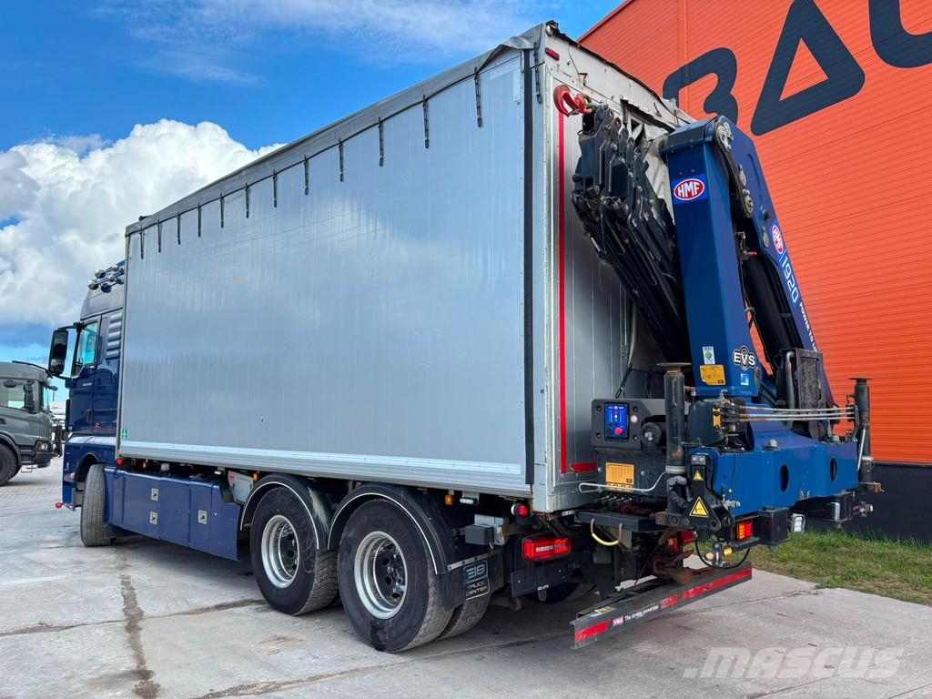 MAN TGX 26.580 6x4 HMF 1920 K6 YEAR 2021 / BOX L=6507 شاحنات الرافعات