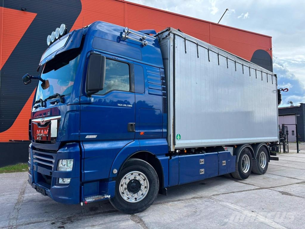 MAN TGX 26.580 6x4 HMF 1920 K6 YEAR 2021 / BOX L=6507 شاحنات الرافعات