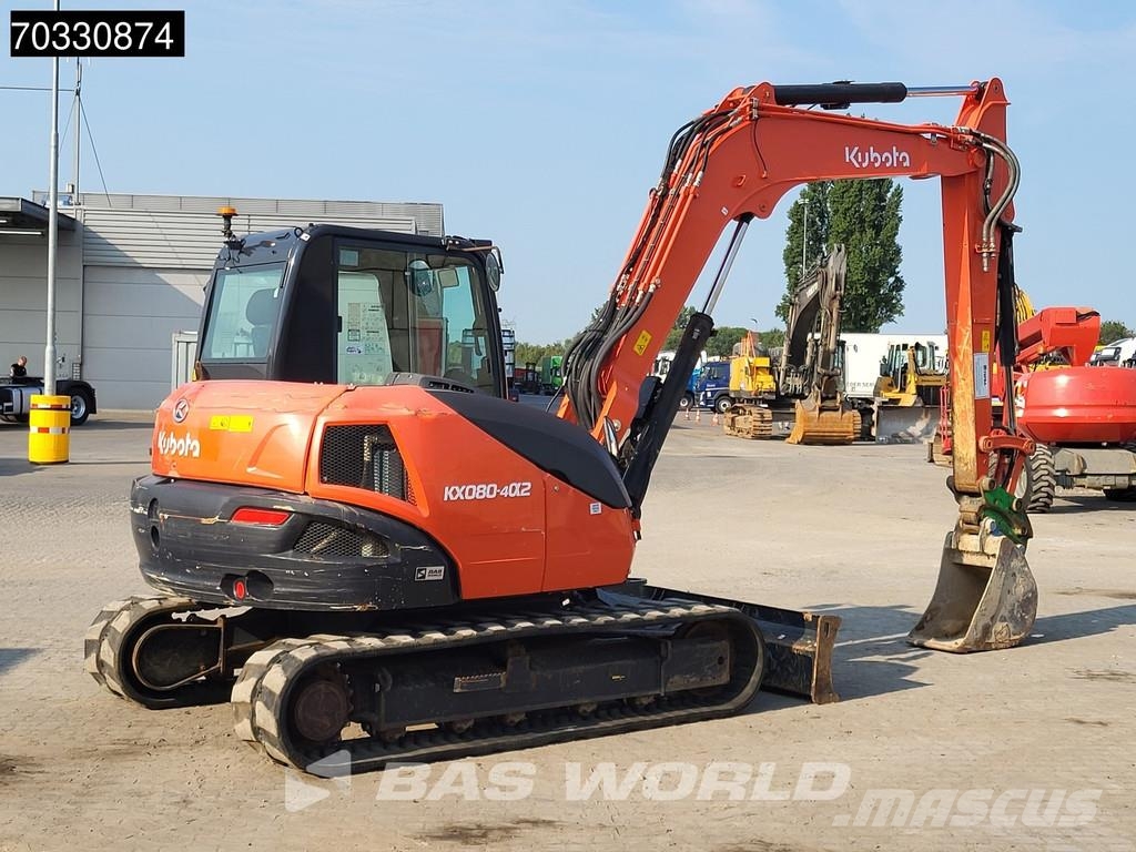 Kubota KX080-4 A/C حفارات صغيرة أقل من 7 طن (حفارات صغيرة)
