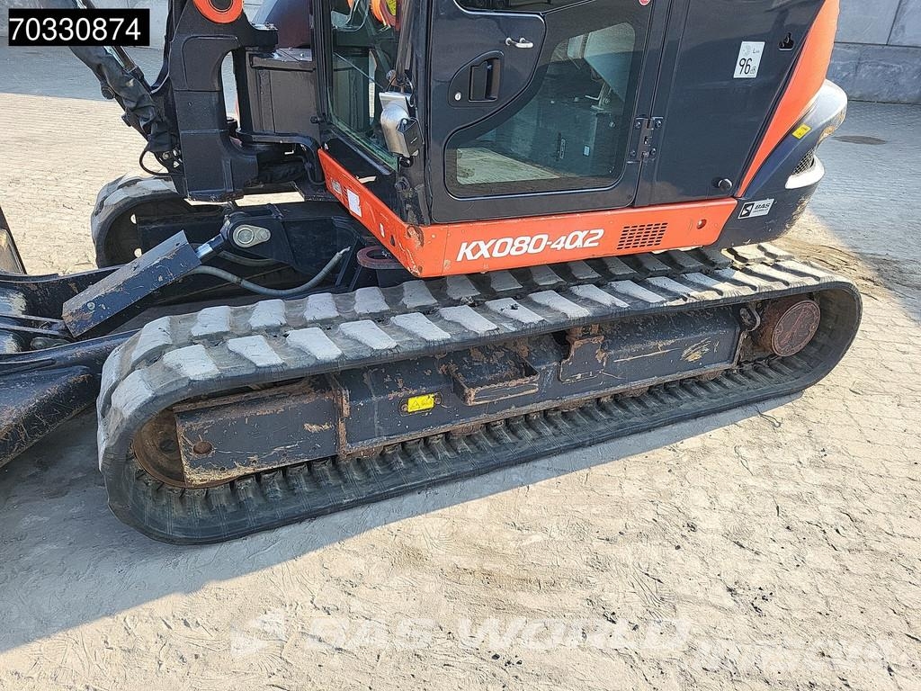 Kubota KX080-4 A/C حفارات صغيرة أقل من 7 طن (حفارات صغيرة)