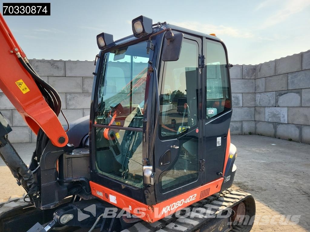 Kubota KX080-4 A/C حفارات صغيرة أقل من 7 طن (حفارات صغيرة)