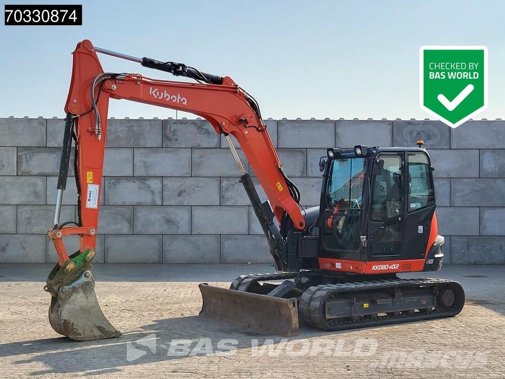 Kubota KX080-4 A/C حفارات صغيرة أقل من 7 طن (حفارات صغيرة)