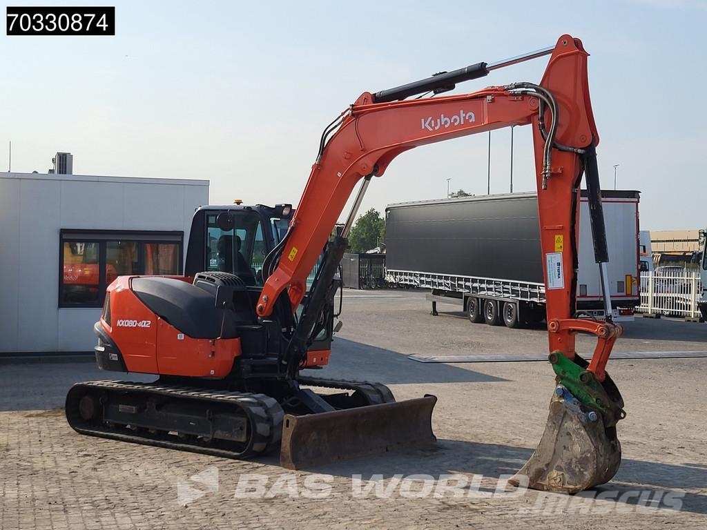 Kubota KX080-4 A/C حفارات صغيرة أقل من 7 طن (حفارات صغيرة)