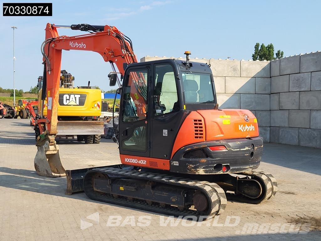 Kubota KX080-4 A/C حفارات صغيرة أقل من 7 طن (حفارات صغيرة)