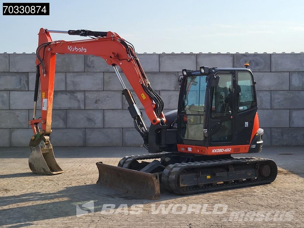 Kubota KX080-4 A/C حفارات صغيرة أقل من 7 طن (حفارات صغيرة)