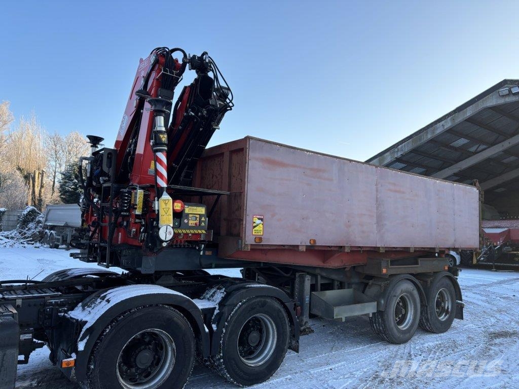Langendorf KIPPER - FASSI F235A NEW 티퍼 세미 트레일러