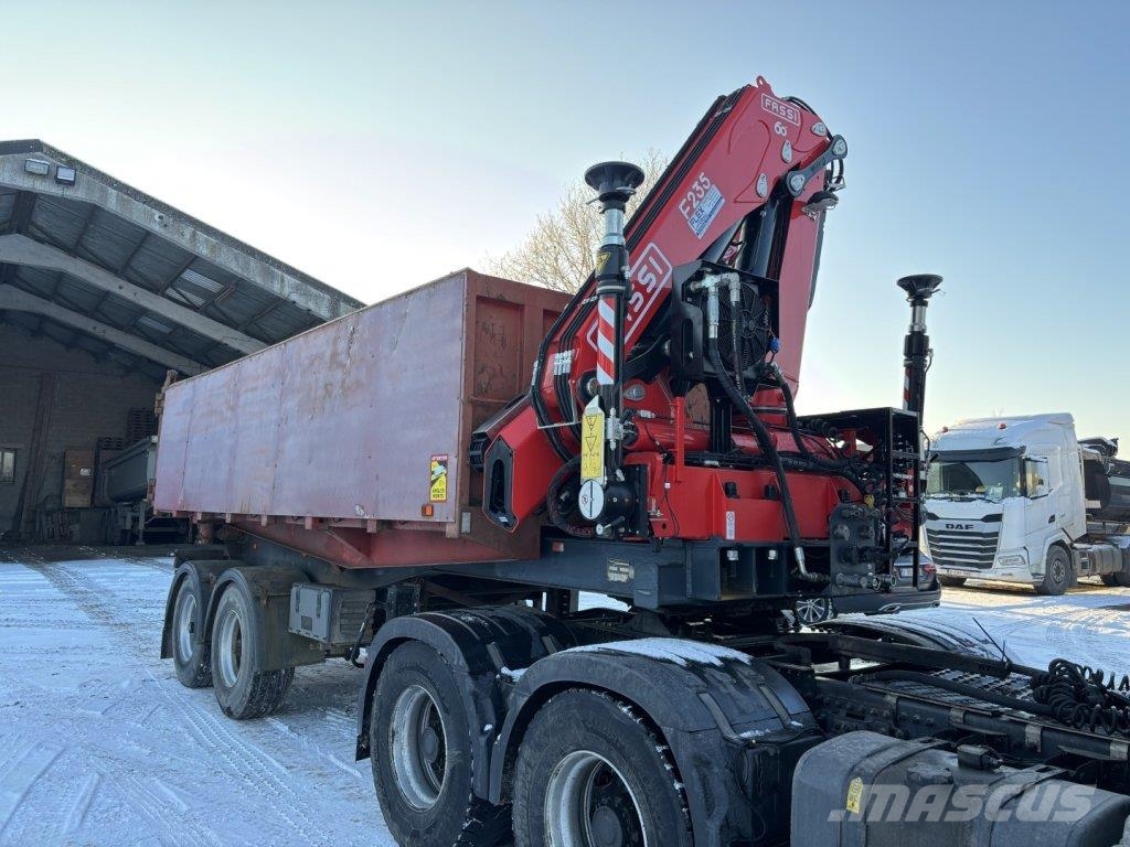 Langendorf KIPPER - FASSI F235A NEW 티퍼 세미 트레일러