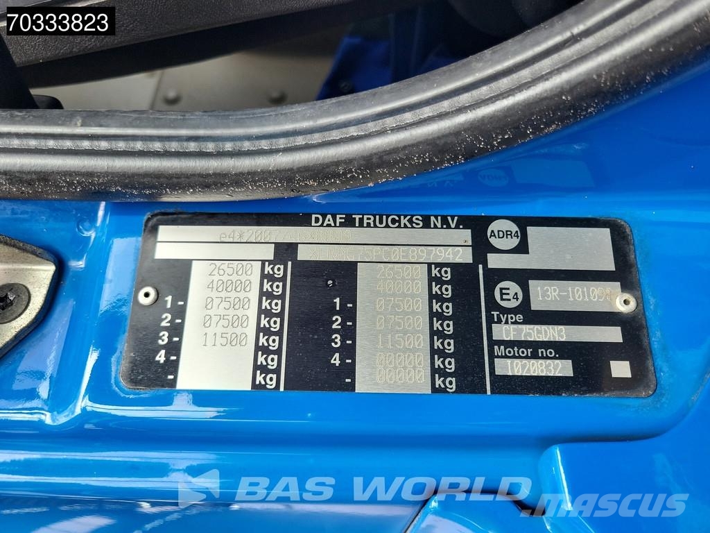 DAF CF75.310 6X2 NL-Truck APK Van Schijndel VSAII-2225 Camiones de basura