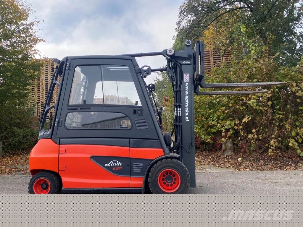 Linde E35L-01 شاحنات ذات رافعات شوكية تعمل بالكهرباء