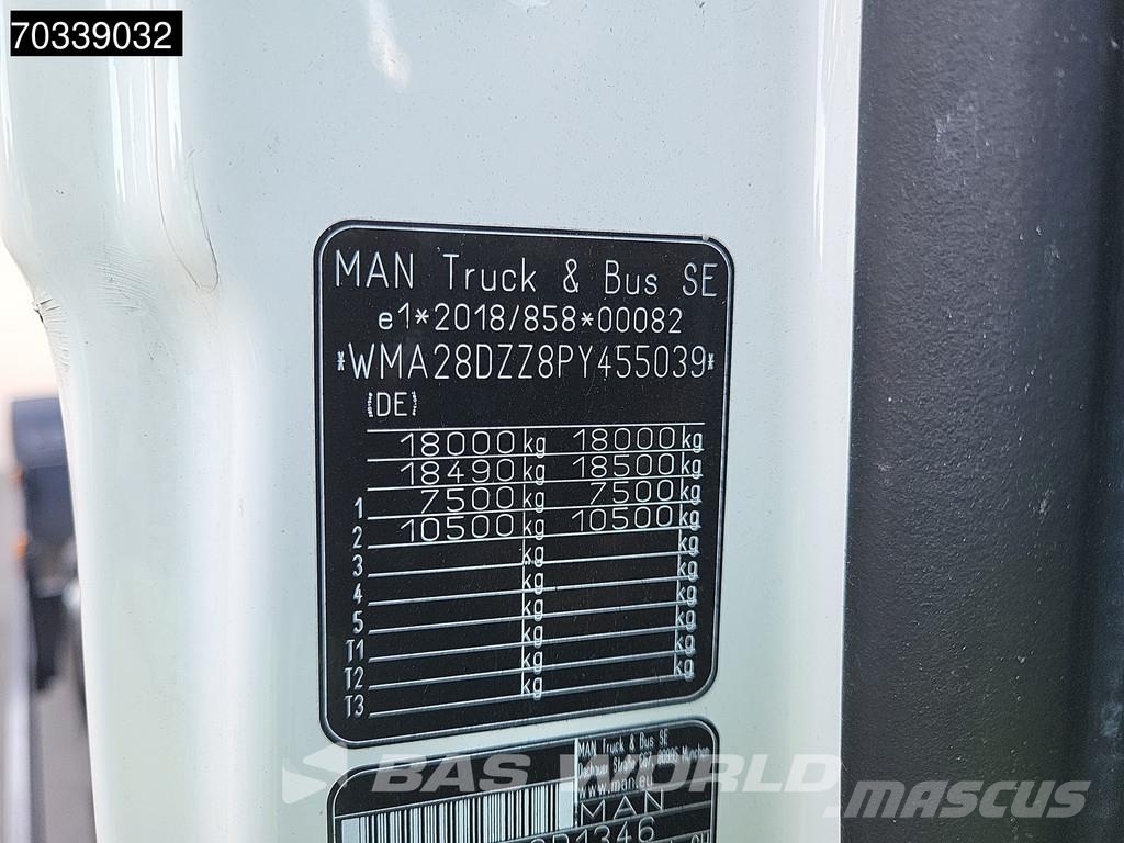 MAN TGM 18.320 4X2 18tonner Damaged truck chassis Auto Kamioni-šasije