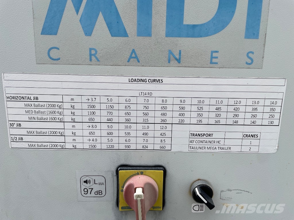 Midi LT 14.14 RD SOLD رافعات برجية