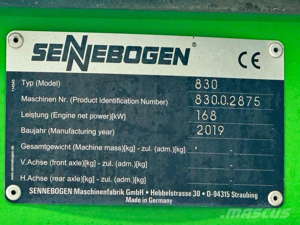 Sennebogen 830M E HD Avfalls / industri hantering