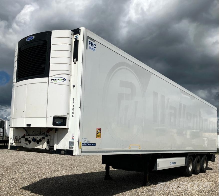 Krone Trailer Reefer Flower Width Straight Puspriekabės su izoterminiu kėbulu