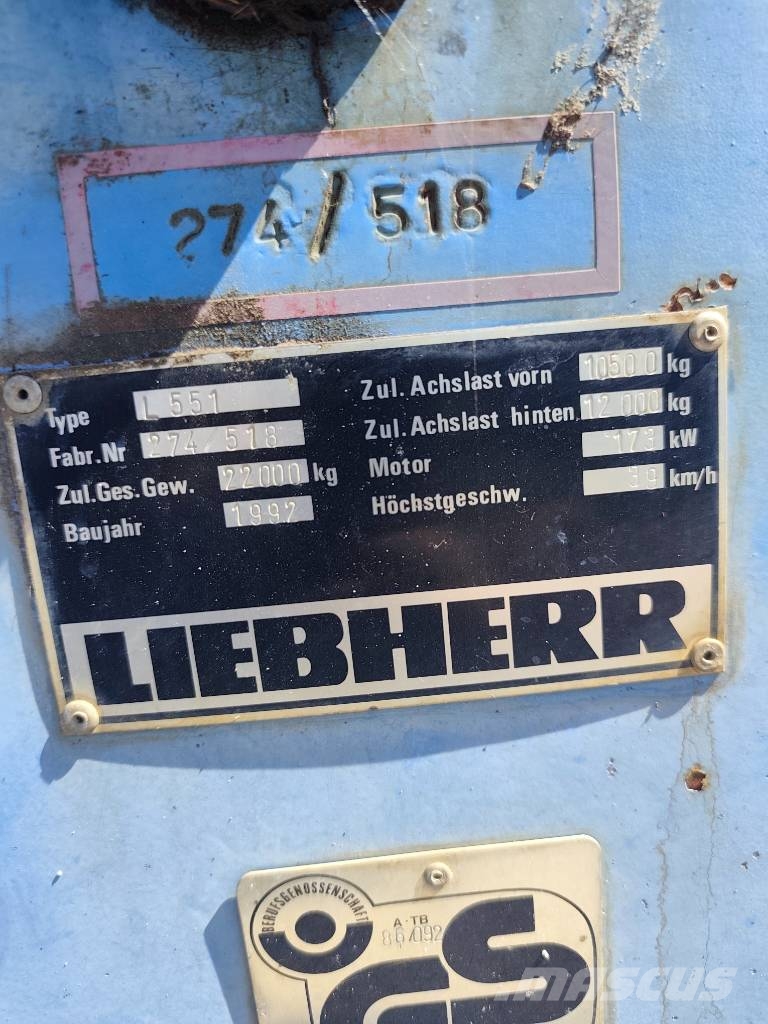 Liebherr 551 Wielladers