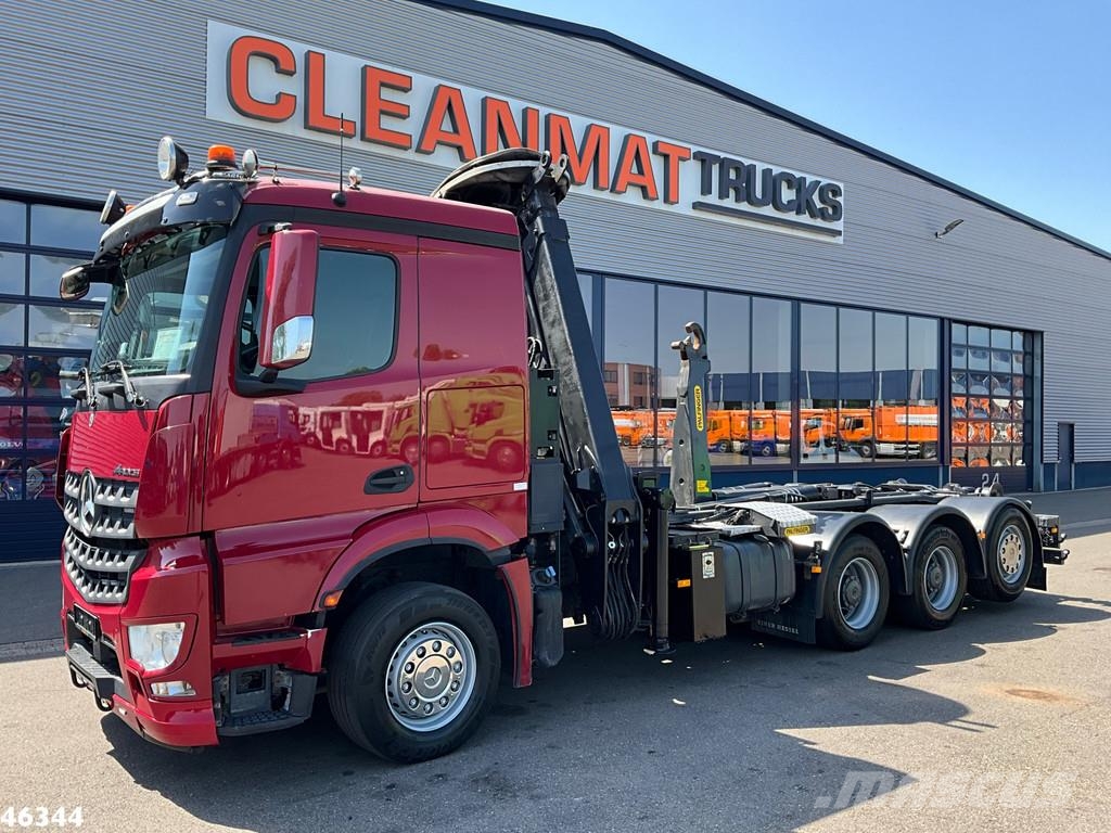 Mercedes-Benz Arocs 3253 Euro 6 8x4 Palfinger 17 Tonmeter Z-kraa Camiones polibrazo