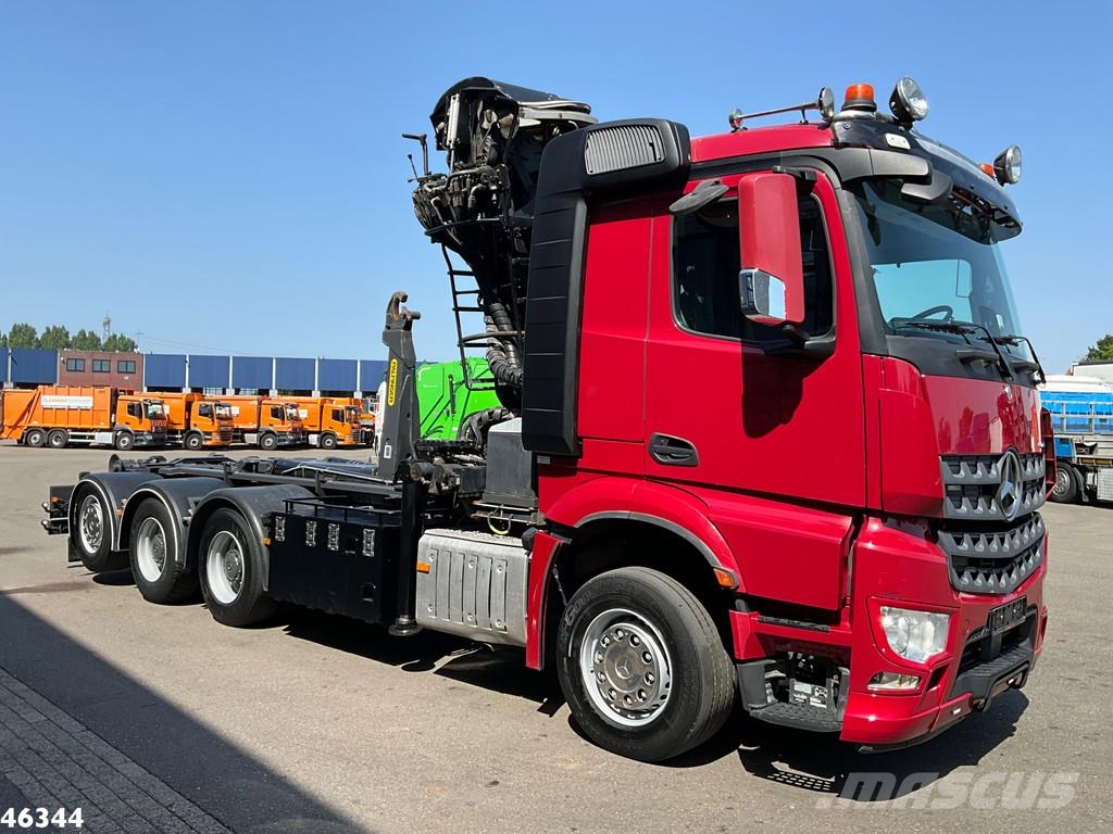 Mercedes-Benz Arocs 3253 Euro 6 8x4 Palfinger 17 Tonmeter Z-kraa Camiones polibrazo