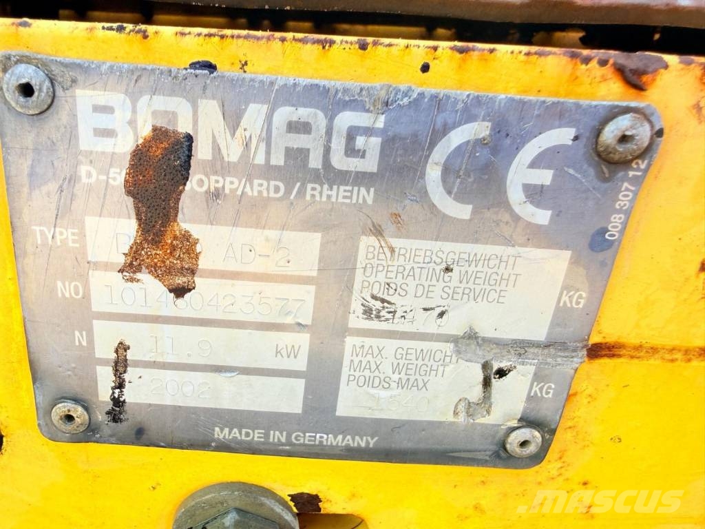 Bomag BW 80 AD-2 Valjci sa duplim bubnjem