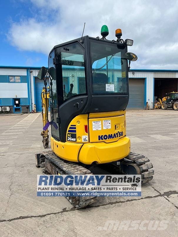 Komatsu PC 26 MR-5 حفارات صغيرة أقل من 7 طن (حفارات صغيرة)