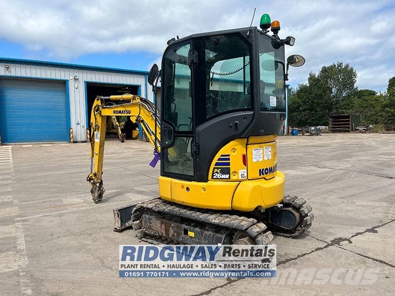 Komatsu PC 26 MR-5 حفارات صغيرة أقل من 7 طن (حفارات صغيرة)