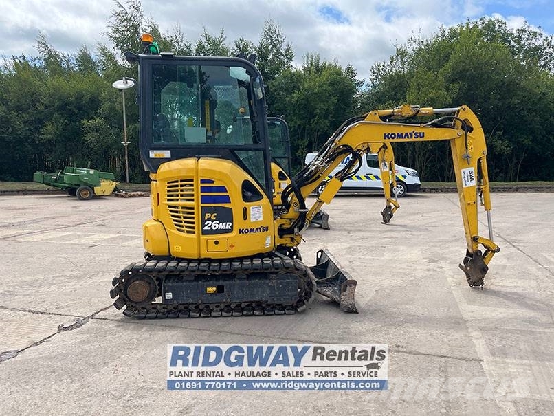 Komatsu PC 26 MR-5 حفارات صغيرة أقل من 7 طن (حفارات صغيرة)
