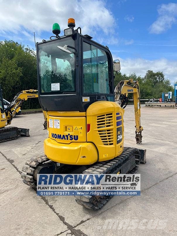 Komatsu PC 26 MR-5 حفارات صغيرة أقل من 7 طن (حفارات صغيرة)