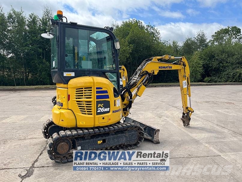 Komatsu PC 26 MR-5 حفارات صغيرة أقل من 7 طن (حفارات صغيرة)