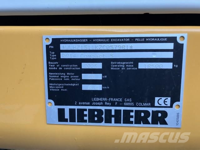 Liebherr R 914 Compact Litronic Raupenbagger