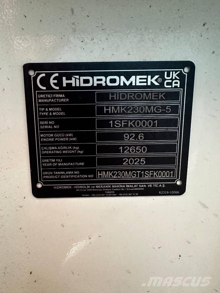 Hidromek HMK230MG-5 Κατασκευές - Άλλα