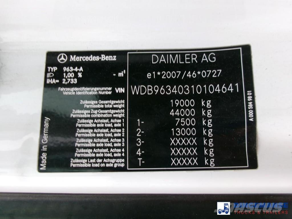 Mercedes-Benz Actros 1843 4x2 Euro 6 + ADR 曳引機組件