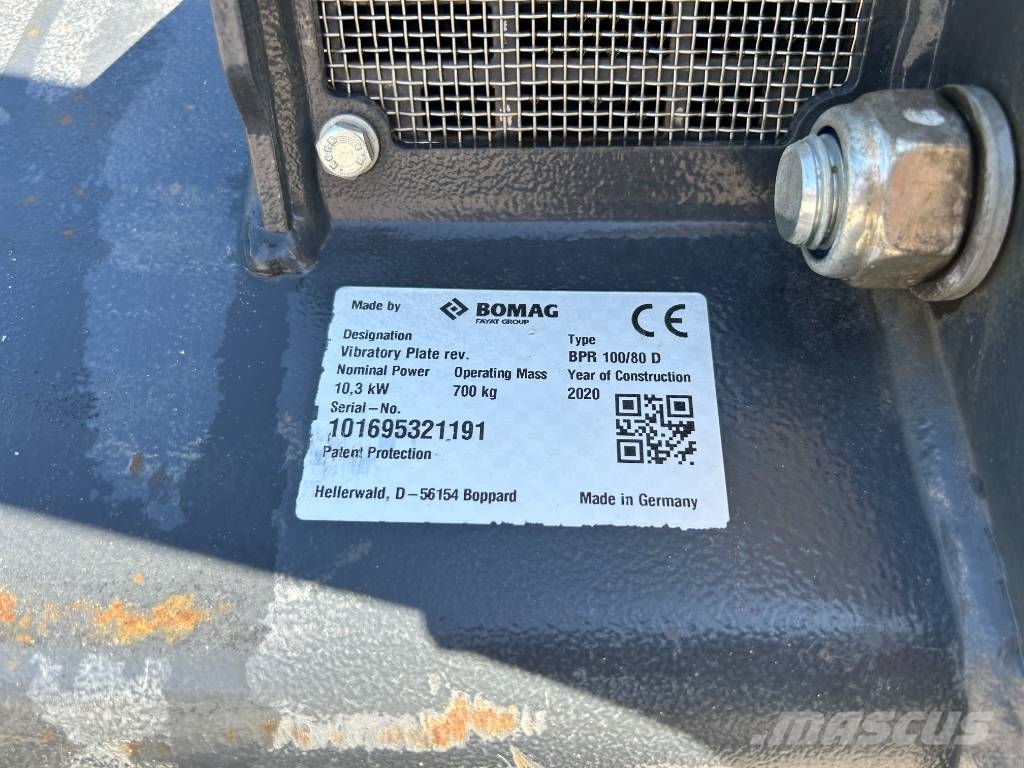 Bomag BPR 100/80 D/E Rüttelplatte Vibrationsgeräte