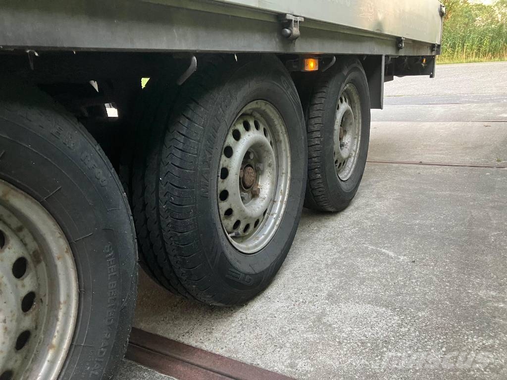 Weyer Tridem Plateauwagen | 600x200 cm | 3500 kg Mazgabarīta treileri