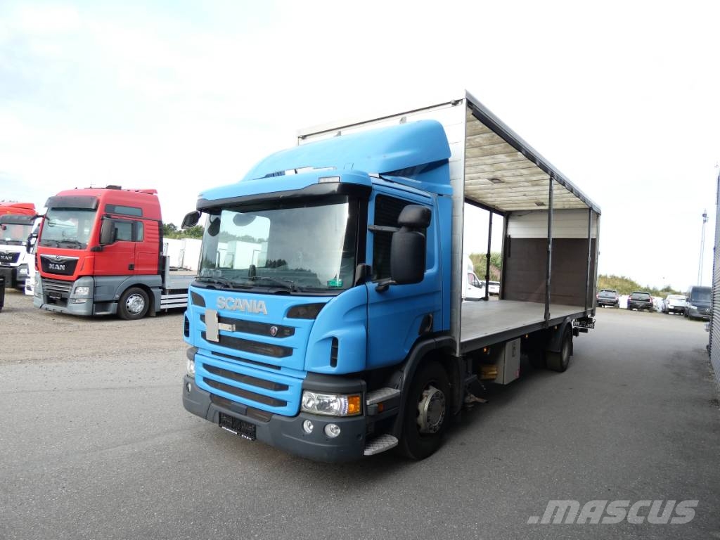 Scania P 250 شاحنات بغطاء جانبي