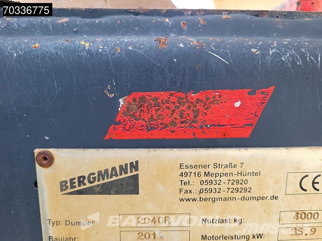 Bergmann 2040 R 4T Swivel Dumper - Knickgelenk