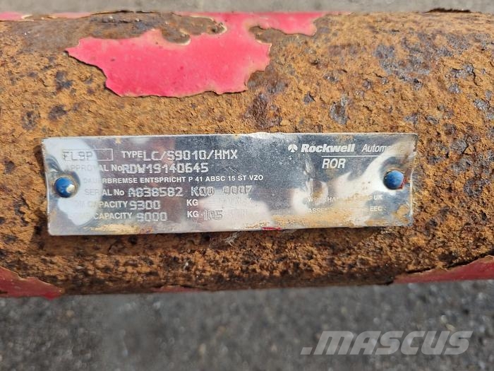ROR FLSP TRAILER AXLE ROR DISC. Осі