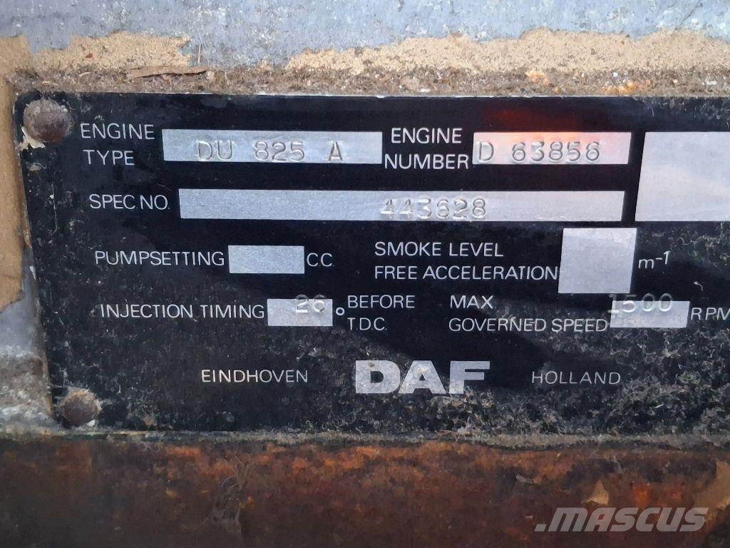 DAF DU825A TURBO Doprava – ostatní