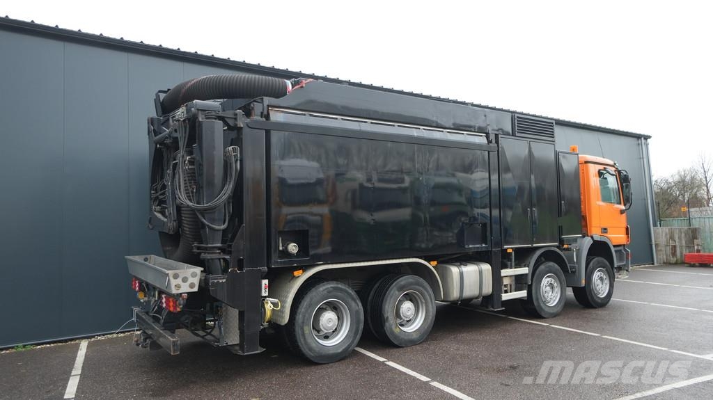 Mercedes-Benz ACTROS 4144 8X4 RSP 10M3 SAUGBAGGER SUCTION VACUUM 組合/真空油槽車