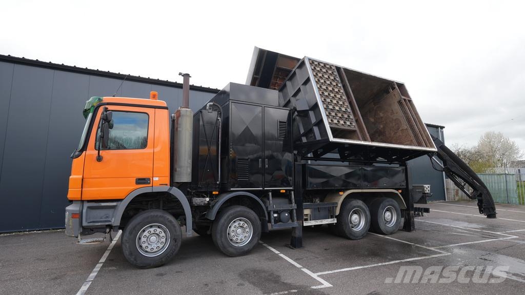 Mercedes-Benz ACTROS 4144 8X4 RSP 10M3 SAUGBAGGER SUCTION VACUUM 組合/真空油槽車